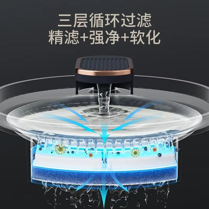 3000ml Ultra-Quiet Cat Water Fountain with Burnout Prevention Pump - Automatic Pet Water Dispenser