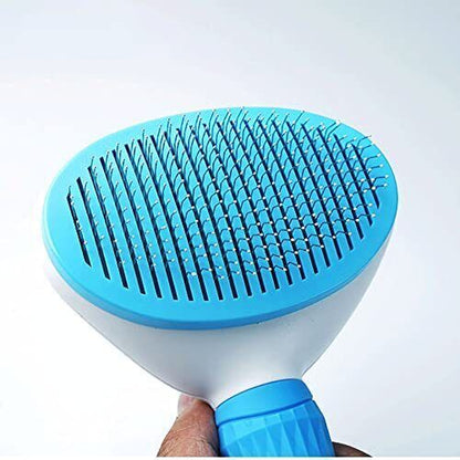 Premium Pet Hair Remover and Grooming Brush for Dogs and Cats with Self-Cleaning Mechanism