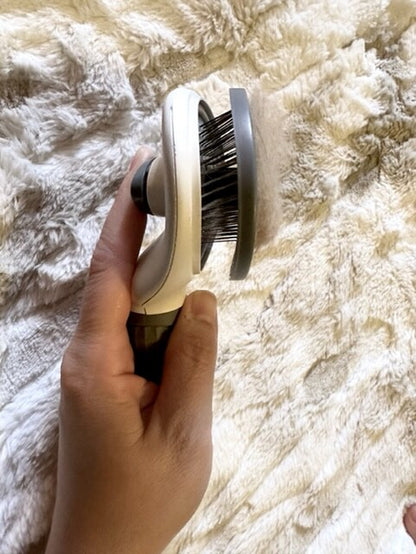 Premium Pet Hair Remover and Grooming Brush for Dogs and Cats with Self-Cleaning Mechanism
