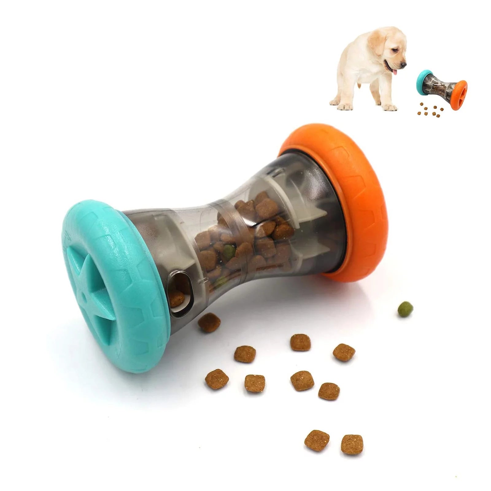 Treat-Dispensing Interactive Slow Feeder Puzzle Toy for Dogs - Enrichment Solution to Keep Pets Engaged