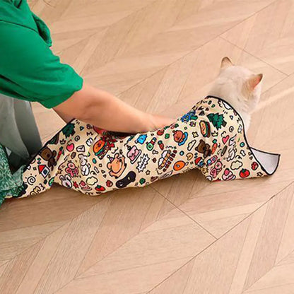 Self-Adhering Cat Restraint Wrap for Medical Care and Grooming - Anti-Bite, Anti-Scratch, Anti-Escape Solution
