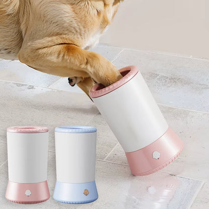 Automatic Electric Pet Paw Washer and Massager - USB Rechargeable Dog Paw Cleaner