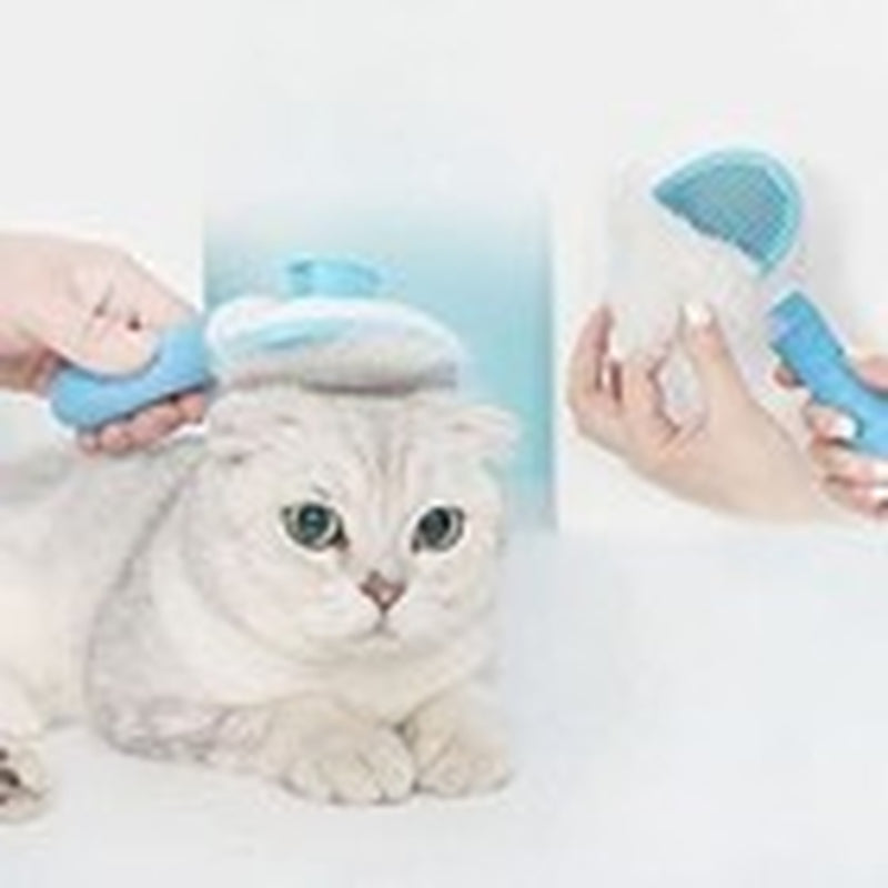 Premium Pet Hair Remover and Grooming Brush for Dogs and Cats with Self-Cleaning Mechanism