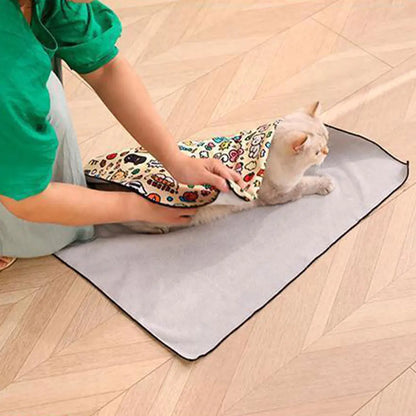 Self-Adhering Cat Restraint Wrap for Medical Care and Grooming - Anti-Bite, Anti-Scratch, Anti-Escape Solution