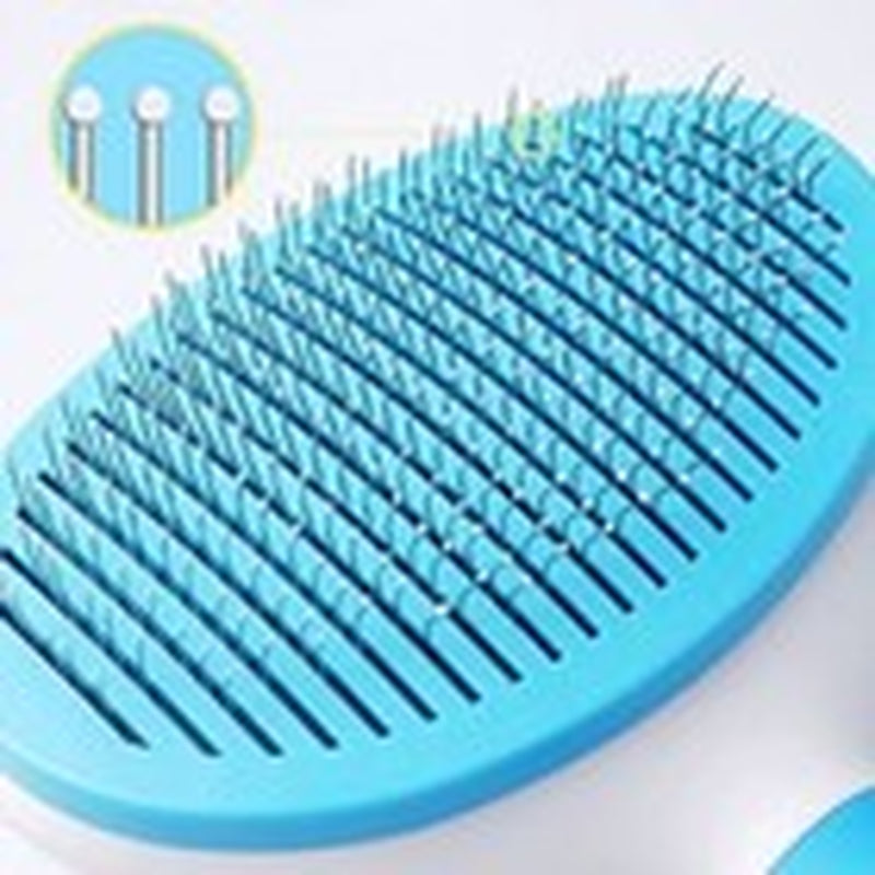 Premium Pet Hair Remover and Grooming Brush for Dogs and Cats with Self-Cleaning Mechanism